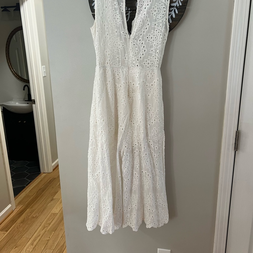Showpo white jumpsuit-eyelet